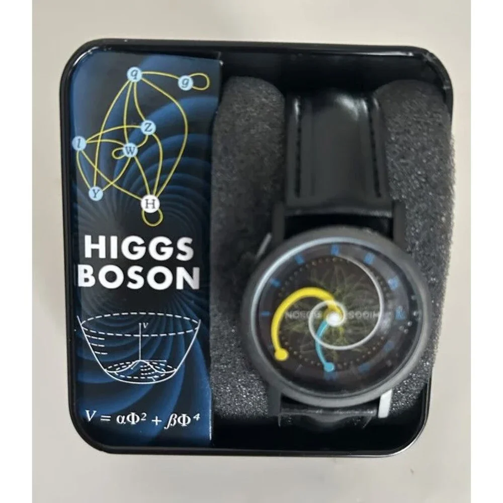Unemployed Philosophers Guild Higgs Boson Watch Science Physics Tempus Fugit